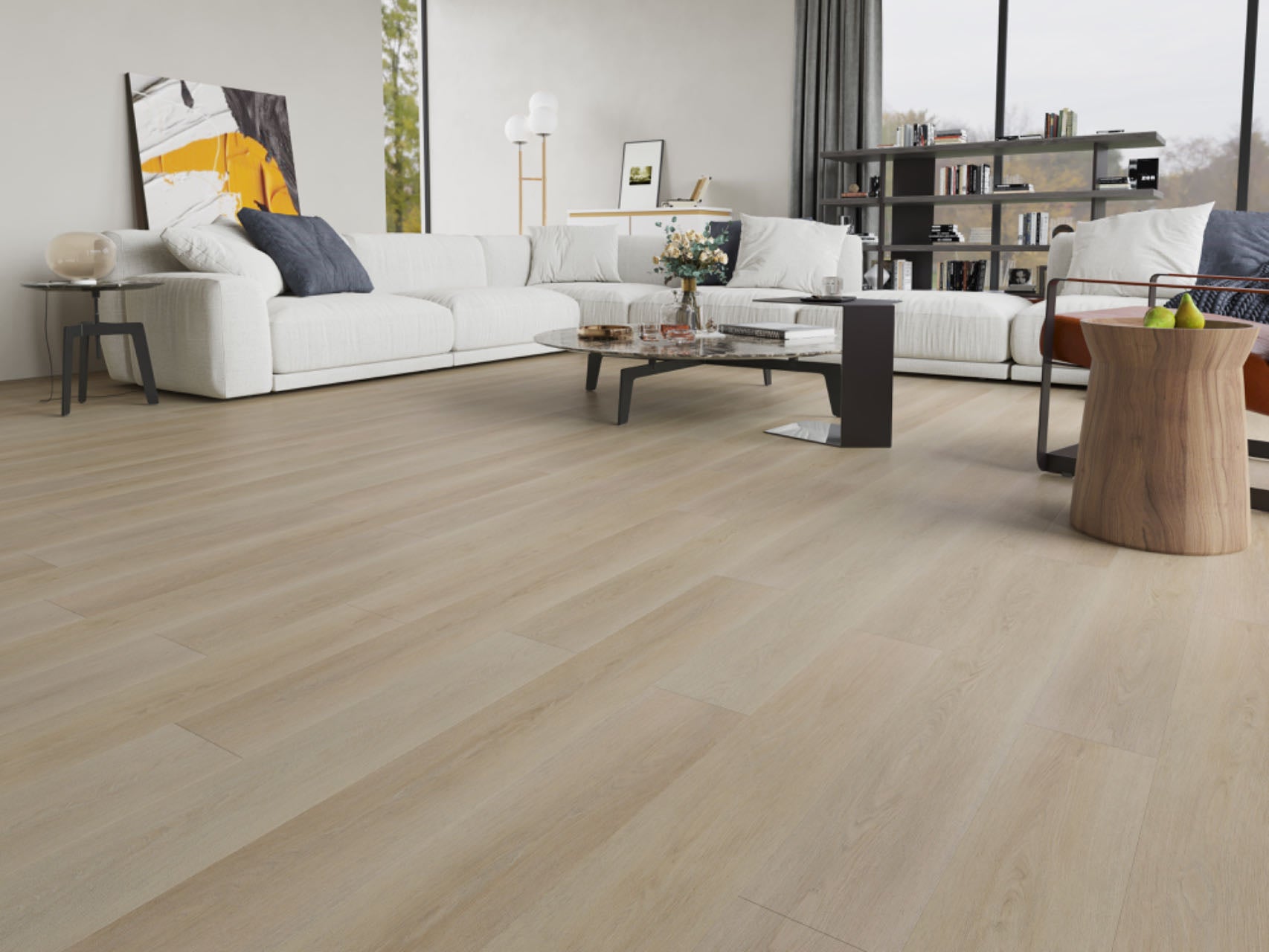 6.5MM SPC Vinyl Flooring - A