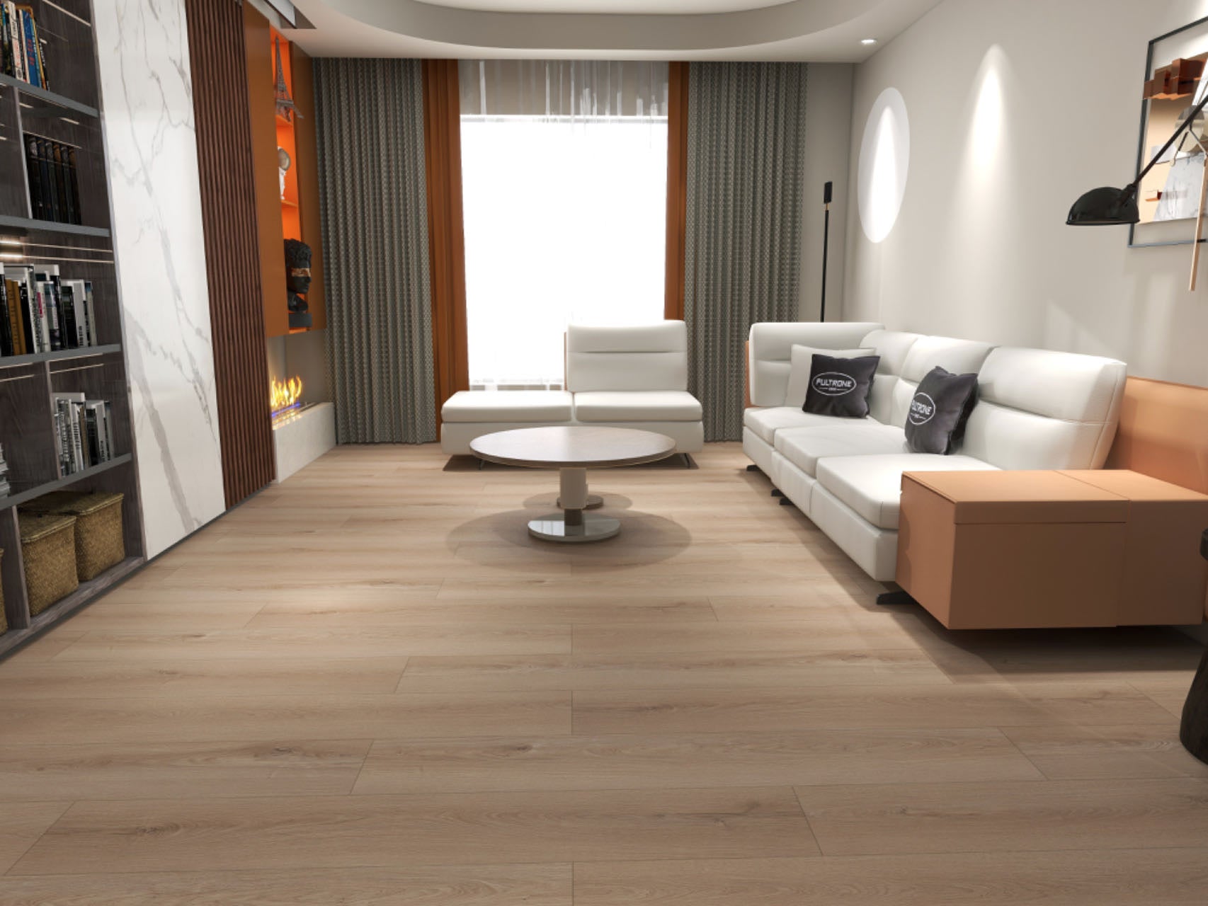 074 Crescent Ivory Waterproof Laminate