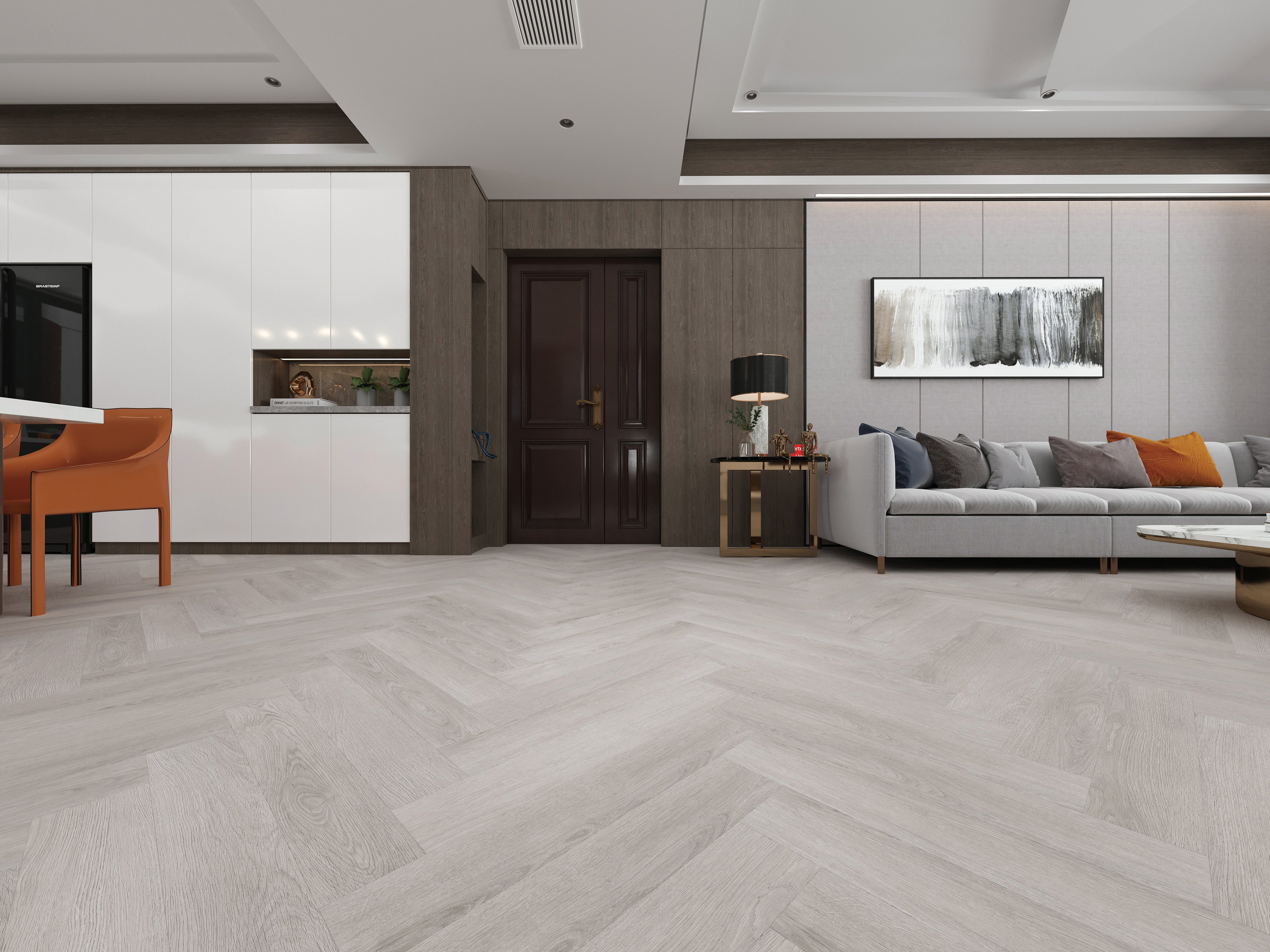 THE GREY HERRINGBONE