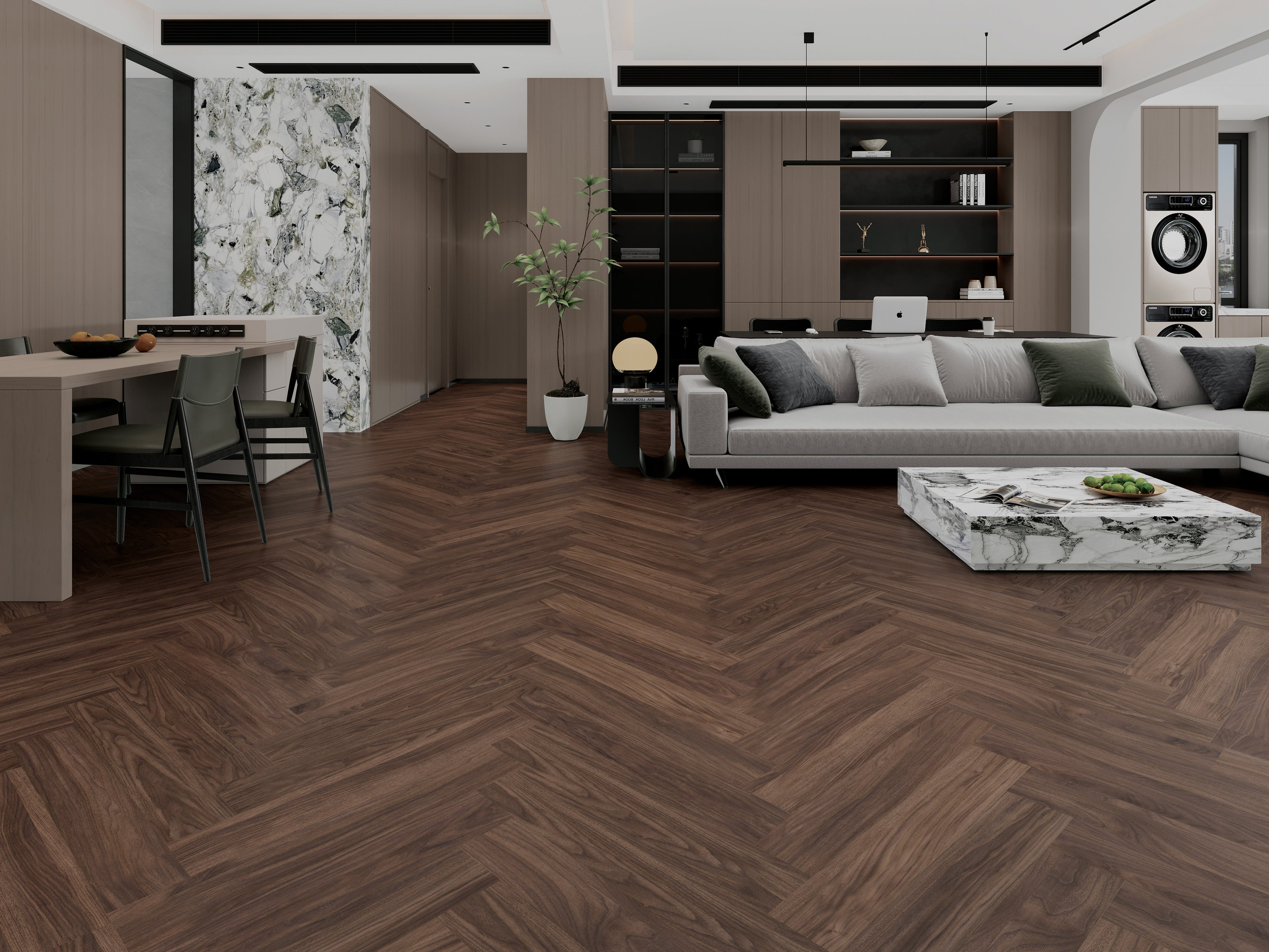 THE BROWN HERRINGBONE