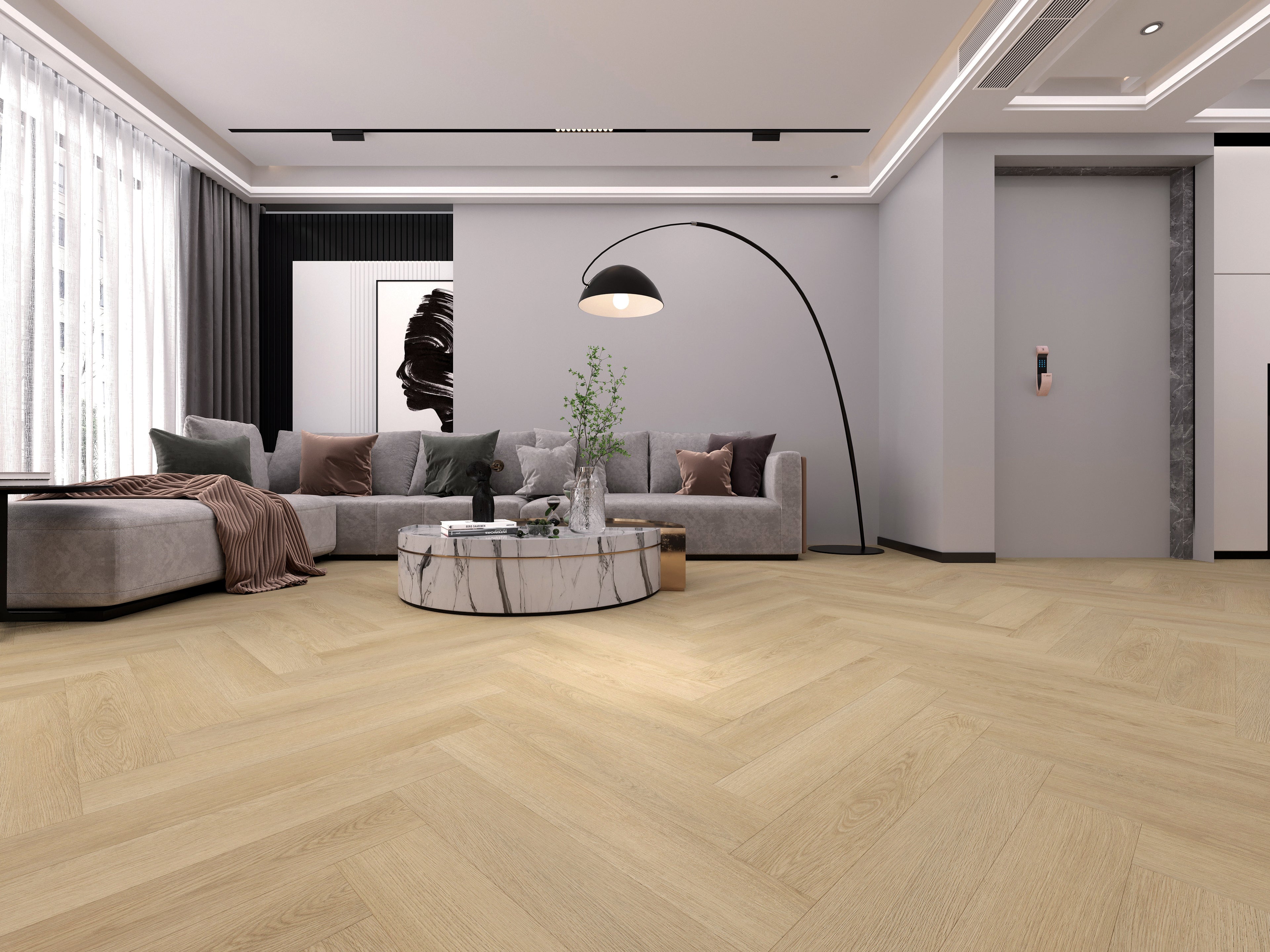 THE BLONDE HERRINGBONE